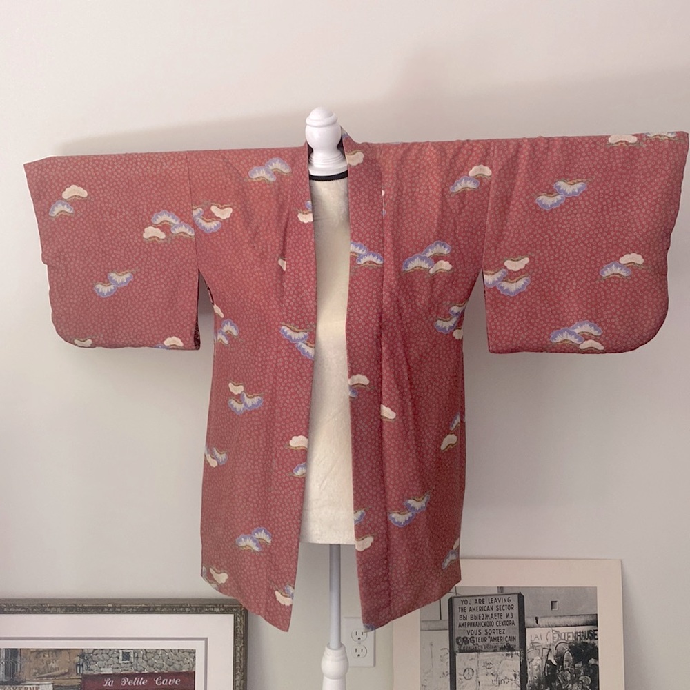 Vintage Silk Kimono Jacket